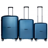Комплект валіз Snowball 49103 колір синій