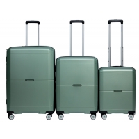 Комплект валіз Snowball 49103 колір зелений