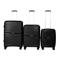 Комплект валіз Snowball 49203 колір чорний