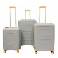 Комплект валіз Snowball 20303 колір срібний