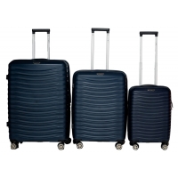 Комплект валіз Snowball 43803 колір темно-синій