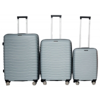 Комплект валіз Snowball 43803 колір срібний