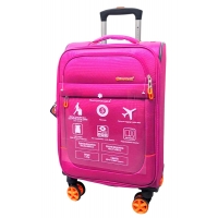 Валіза Snowball 48203 колір рожевий розмір маленький S
