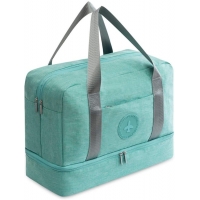 Дорожня сумка-рюкзак лоукост 40×30×18 см 6200 колір м'ятний