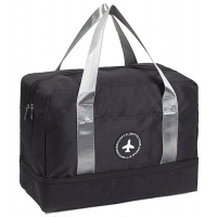 Дорожня сумка-рюкзак лоукост 40×30×18 см 6200 колір чорний