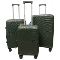 Комплект валіз Madisson Snowball 42203 колір темно-зелений