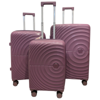Комплект валіз Madisson Snowball 42203 колір фіолетовий