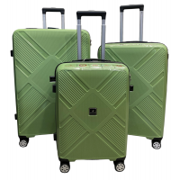 Комплект валіз Madisson Snowball 53103 колір зелений