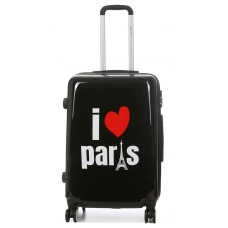 Валіза Madisson Snowball 46820 колір чорний розмір середній M