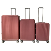 Комплект валіз Milano bag 013 колір рожеве золото