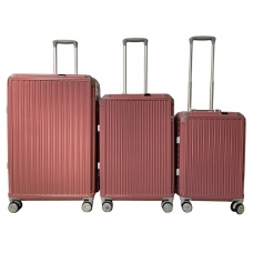 Комплект валіз Milano bag 013 колір рожеве золото
