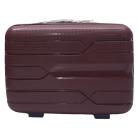 Б'юті-кейс Milano bag 0306/14 колір бордовий розмір великий L