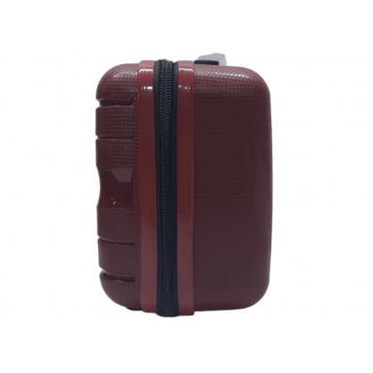 Б'юті-кейс Milano bag 0306/14 колір бордовий розмір маленький S