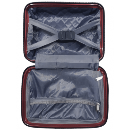Б'юті-кейс Milano bag 0306/14 колір бордовий розмір маленький S