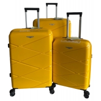 Комплект валіз Worldline Airtex 289 колір жовтий