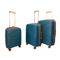 Комплект валіз Worldline Airtex 293 колір синій